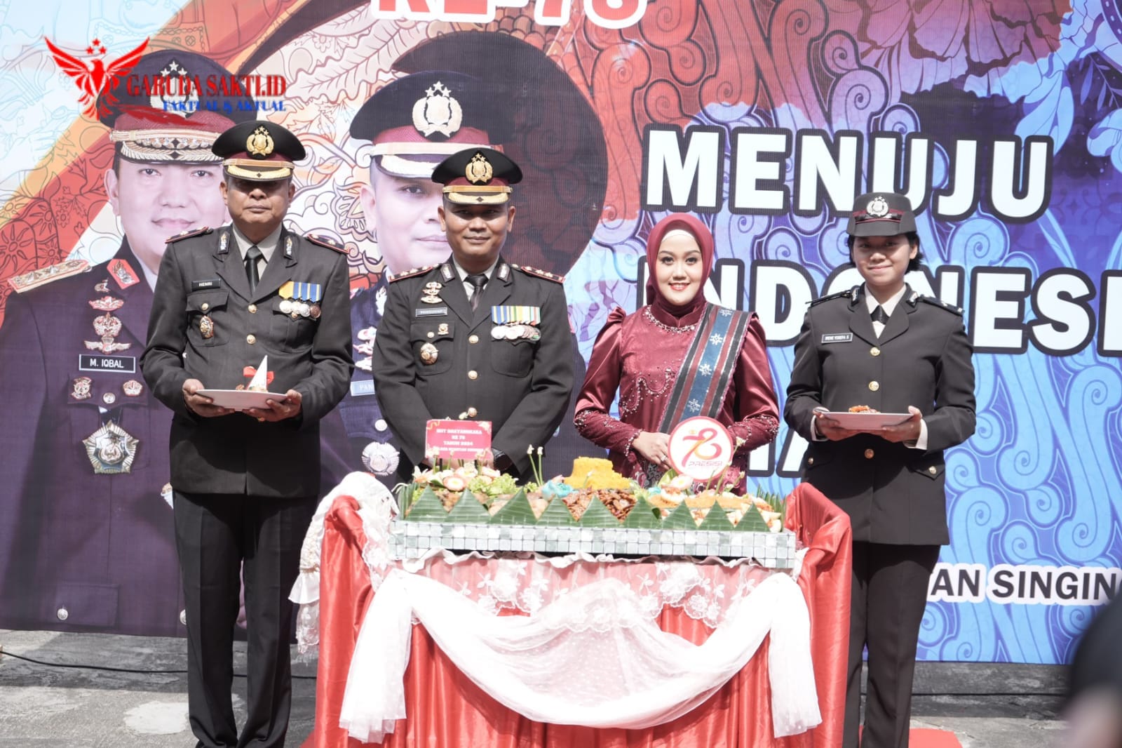 Polres Kuansing Gelar Kegiatan Syukuran Hari Bhayangkara ke- 78 Tahun 2024 