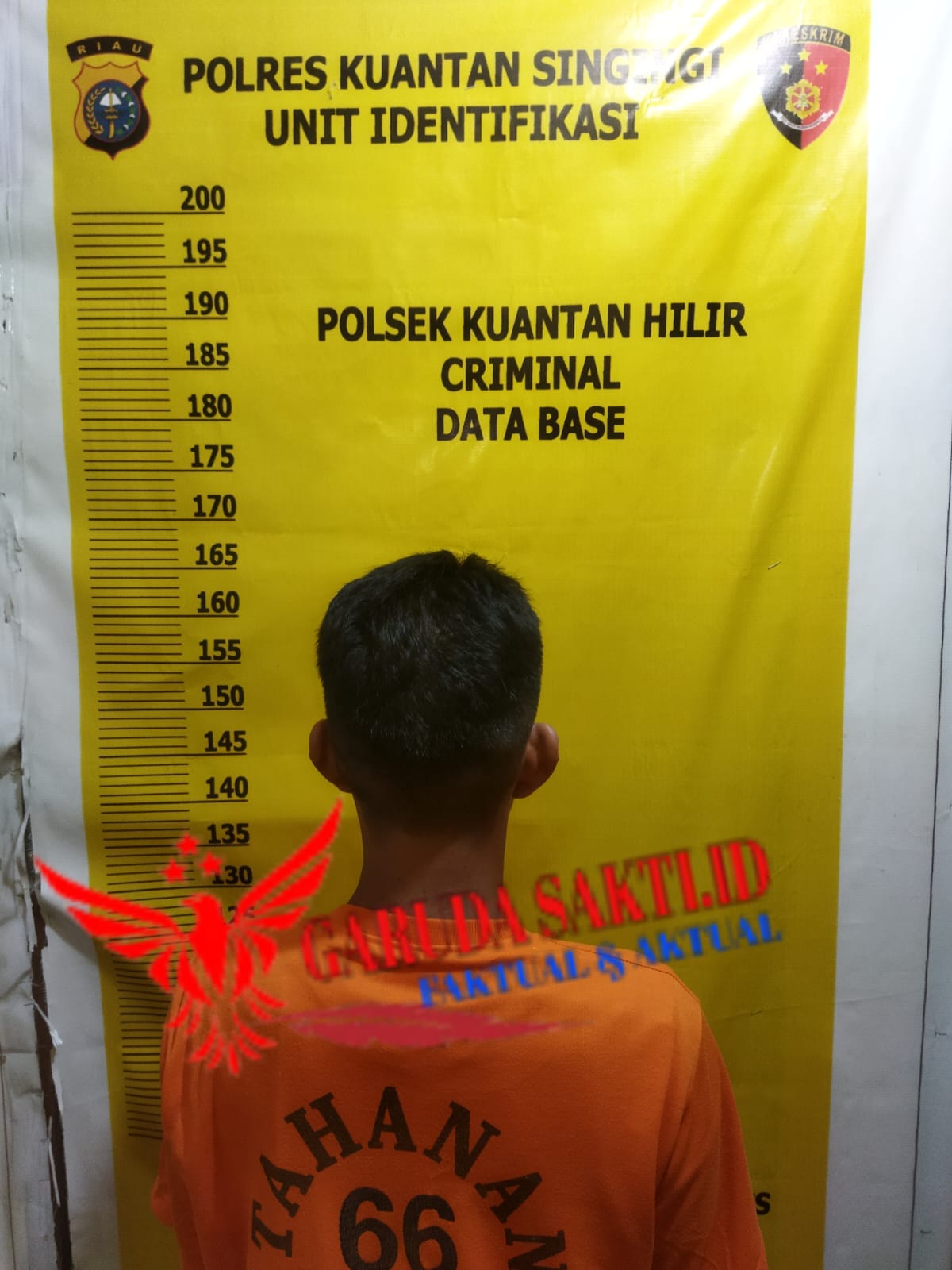 Polsek Kuantan Hilir Berhasil Ungkap Kasus Pencurian Sepeda Motor di Desa Lumbok