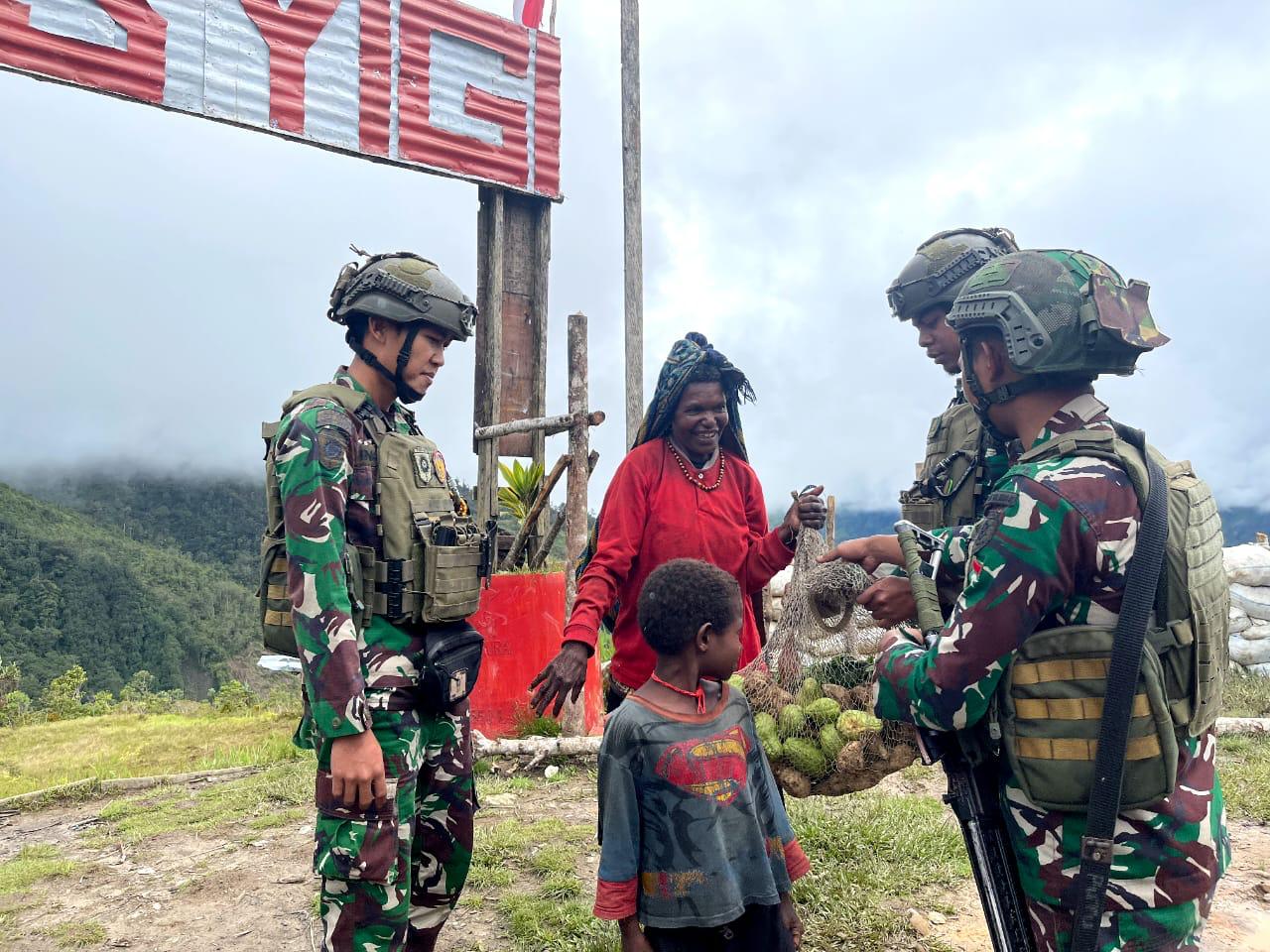 ROSITA TNI di Yigi, Tambah Pendapatan Mama Papua