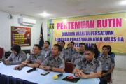 Sambut HUT Pengayoman Ke 79, Jajaran Lapas Pekanbaru Ikuti Kegiatan Pembukaan Rangkaian Kegiatan dan Do’a Bersama Untuk Negeri