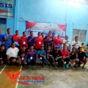 HUT Bhayangkara ke-78, Kapolsek Tapung Hulu Adakan Turnamen Badminton