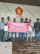 Team Simpatisan Partai Gerindra Laporkan Dugaan Perselingkuhan Jhon Kanedy ke DPD Partai Gerindra Prov Riau