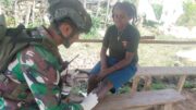Satgas Yonif 323 Buaya Putih Selalu Siap Melayani Masyarakat Yang Membutuhkan Pengobatan