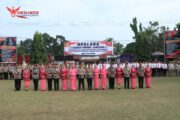 Kapolres Pimpin Sertijap Kasat Intelkam, Kasat Resnarkoba, Kasat Binmas, Kasat Lantas, dan Kapolsek Tambang Polres Kampar