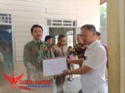Sat Reskrim Polres Kuansing Menggelar Kegiatan Minggu Kasih di Gereja GSPDI Iladelpia Teluk Kuantan