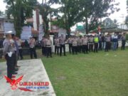 Polres Kuansing Gelar Apel Pengamanan Festival Pacu Jalur Tradisional 2024 di Kecamatan Benai