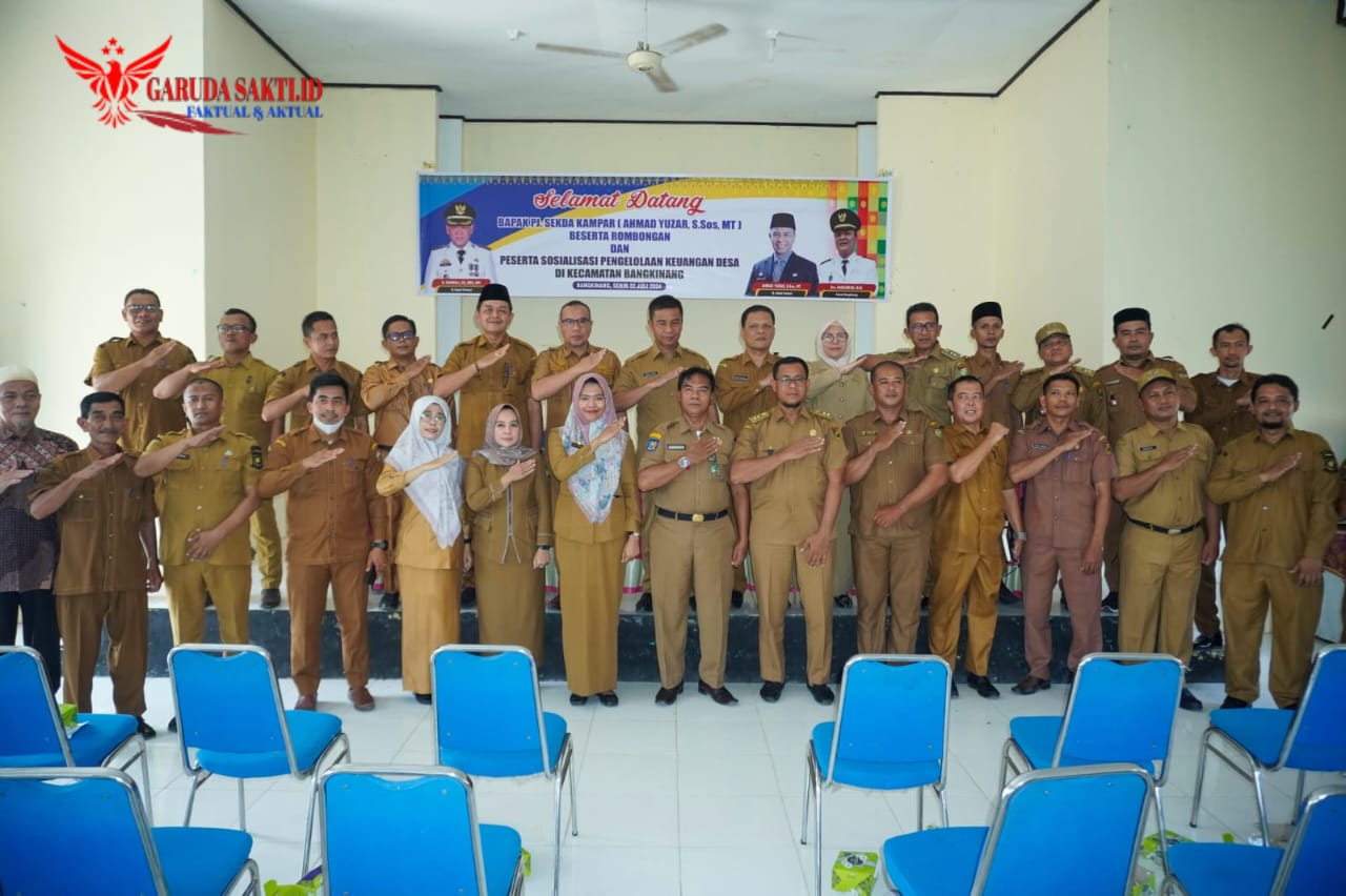 Kembali, Pj Sekda Kampar Berikan Sosialisasi Pengelolaan Desa Yang Baik di Kecamatan Bangkinang