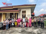 Polres Kuansing Gelar Kegiatan Vaksin Polio di Posyandu Kemala Bhayangkari Kuansing