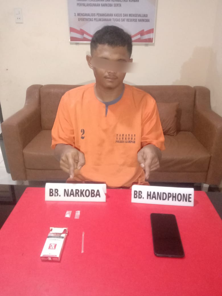 Simpan Narkoba di Dalam Rokok, Warga Sungai Pinang Ditangkap