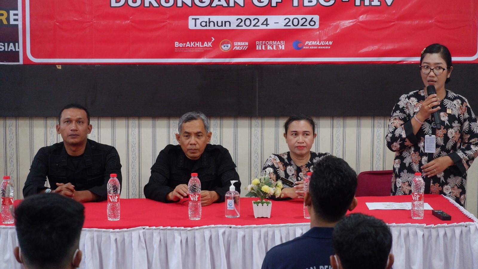 Rutan Pekanbaru Ikuti Penyelenggaraan Pelatihan Kader Kesehatan Bagi WBP Dukungan Global Fund (GF) TB-HIV Direktorat Jenderal Pemasyarakatan