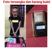 Polsek Tambang Berhasil Ringkus Pengedar Narkoba, 1,27 Gram Sabu Diamankan
