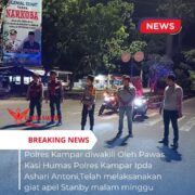 Kegiatan Patroli Balap Liar, Malam Minggu Di Wilkum Polres Kampar