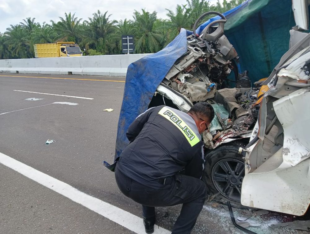 Kecelakaan di Tol Pekanbaru-Dumai, Satu Penumpang Meninggal Dunia