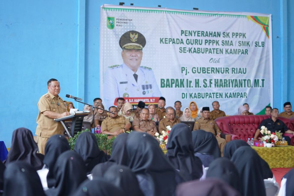 Pj Gubri SF Hariyanto Himbau Sekolah Waspadai Aktivitas Judol di Kalangan Remaja