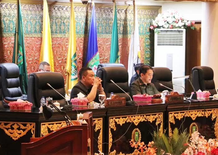 DPRD Riau Gelar Rapat Paripurna Penyampaian Ranperda Pertanggungjawaban APBD 2023