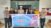 Sat Lantas Polres Kuansing Gelar Minggu Kasih di Gereja GPIB Efrata Sungai Jering