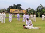 Polres Kuansing Gelar Ujian Beladiri Polri untuk Seleksi Calon Walpri Dalam Rangka Ops Mantap Praja Lancang Kuning 2024