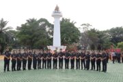 Renungi Kembali Jasa Pahlawan Jepang Hari Pengayoman Ke-79, Lapas Pekanbaru Ikuti Ziarah dan Tabur Bunga