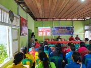 Satgas TMMD Ke 121 Kodim 1210/Landak Bersama Dinkes Puskesmas Air Besar Lakukan Penyuluhan Stunting