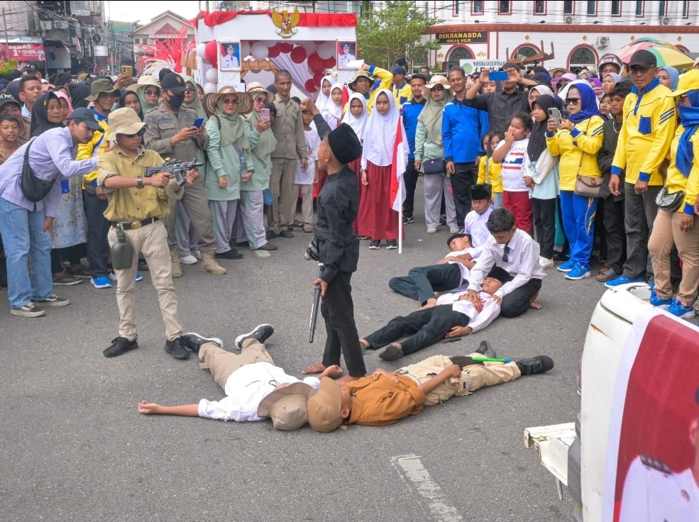 Meriahkan HUT Kemerdekaan RI Ke-79 , Pemkab Rohil Adakan Lomba Pawai Karnaval