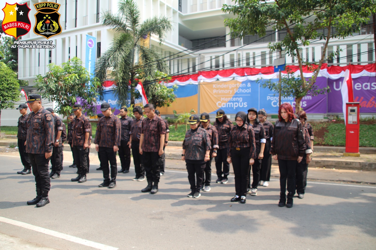 Pengurus Pusat KBPP Polri adakan Upacara HUT RI ke 79 di Halaman Sekretariat KBPP Polri