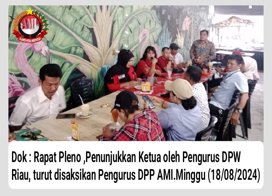 Gelar Rapat Pleno Pengurus DPW AMI Riau Pilih Hendra Gantikan Mustaqim