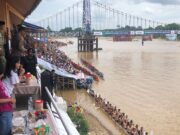 Kapolres Kuansing Hadiri Hari Ketiga Event Nasional Pacu Jalur Tradisional 2024 di Teluk Kuantan