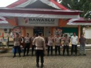 Polres Kuansing Laksanakan Apel Pengamanan Kantor Bawaslu Kabupaten Kuansing