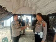 Polres Kuansing Laksanakan Patroli Kesehatan Personel Pam Kantor KPU dalam Operasi Mantap Praja Lancang Kuning 2024