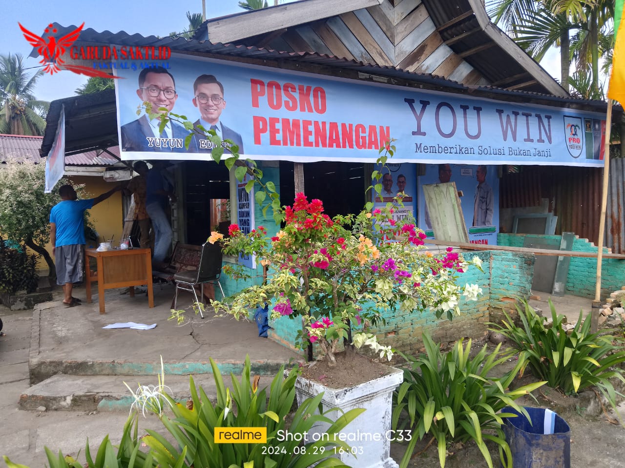 Posko Pemenangan Pro Yuyun-Edwin (YouWin) Giat Goto Royong Hidupkan Menangkan Yuyun-Edwin 2024