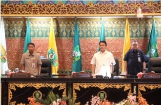 Penyampaian Jawaban Gubernur atas Pandangan Umum Fraksi terhadap Ranperda RTRW Provinsi Riau Tahun 2024-2044 Sekaligus Pembentukan Pansus