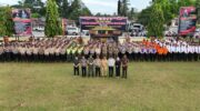 Polres Kampar Laksanakan Apel Gelar Pasukan Operasi Mantap Praja Lancang Kuning 2024