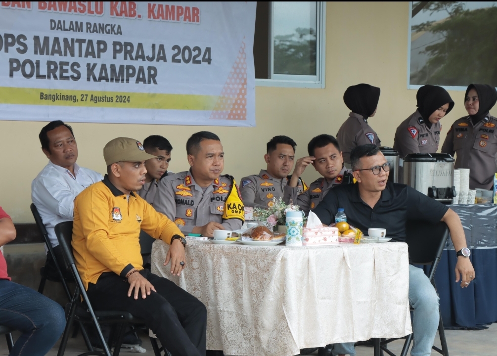 Cooling System Dan Latihan Menembak, Polres Gandeng KPU dan Bawaslu Dalam Rangka OPS Mantap Praja