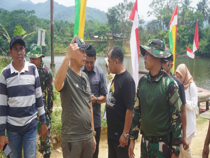 Sebelum Kunjungan Kasad, Danrem 031/WB Tinjau Persiapan dan Kondisi Terkini TMDD di Kampar