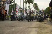 Kirab Bendera, 500 Motor Besar dari Berbagai Provinsi Konvoi di Pekanbaru Riau