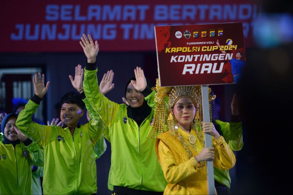 Turnamen Voli Kapolri Cup 2024 Zona I Resmi Dibuka, Ini Harapan Pj Gubri dan Kapolda Riau