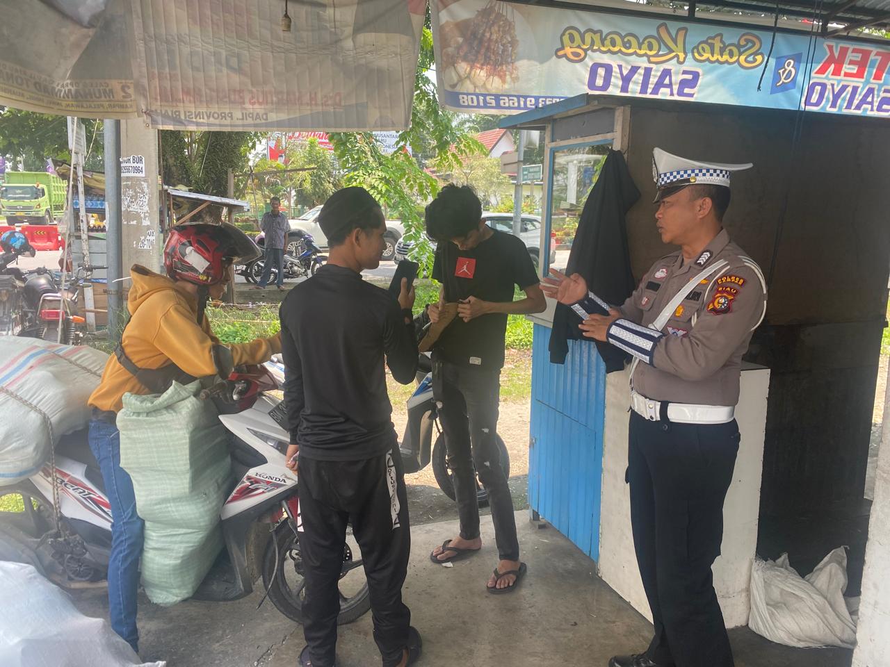 Cooling System, Kasat lantas Polres Kampar Sosialisasi Sembari Edukasi Tertib Berlalu Lintas