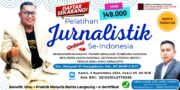 Kamis 5 September Mendatang, PJC Gelar Pelatihan Jurnalistik Online Ini Cara Daftarnya