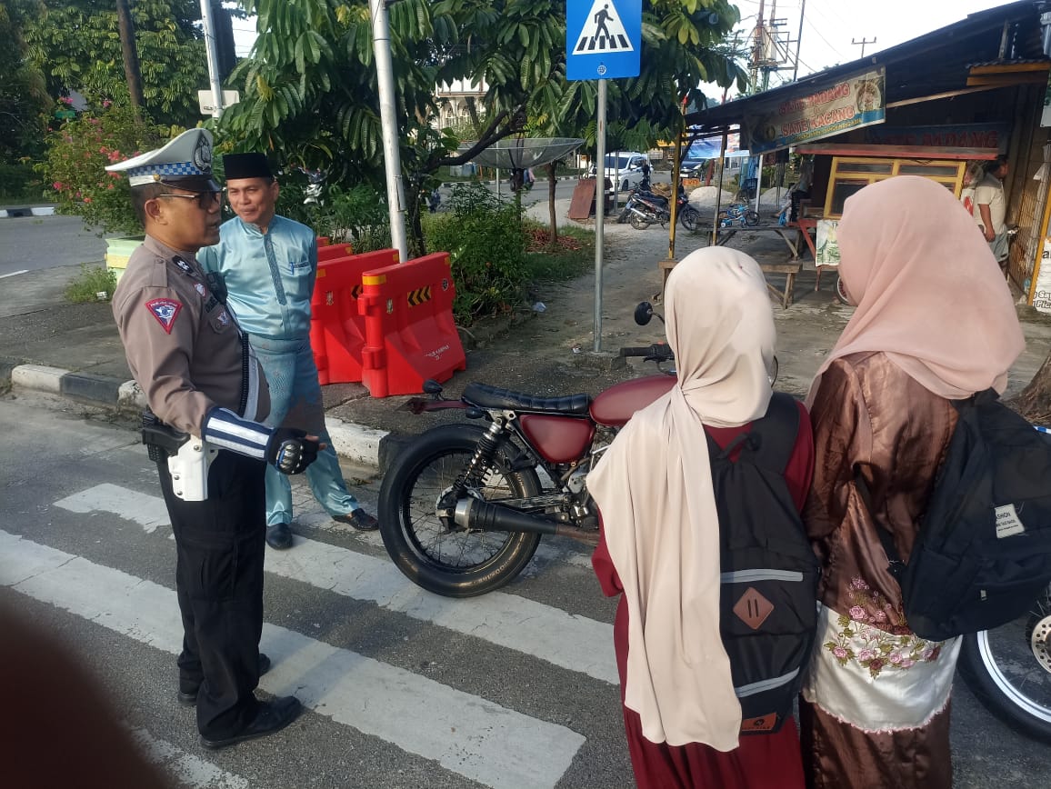 Cooling System Satlantas Polres Kampar, Pastikan Masyarakat Tidak Golput