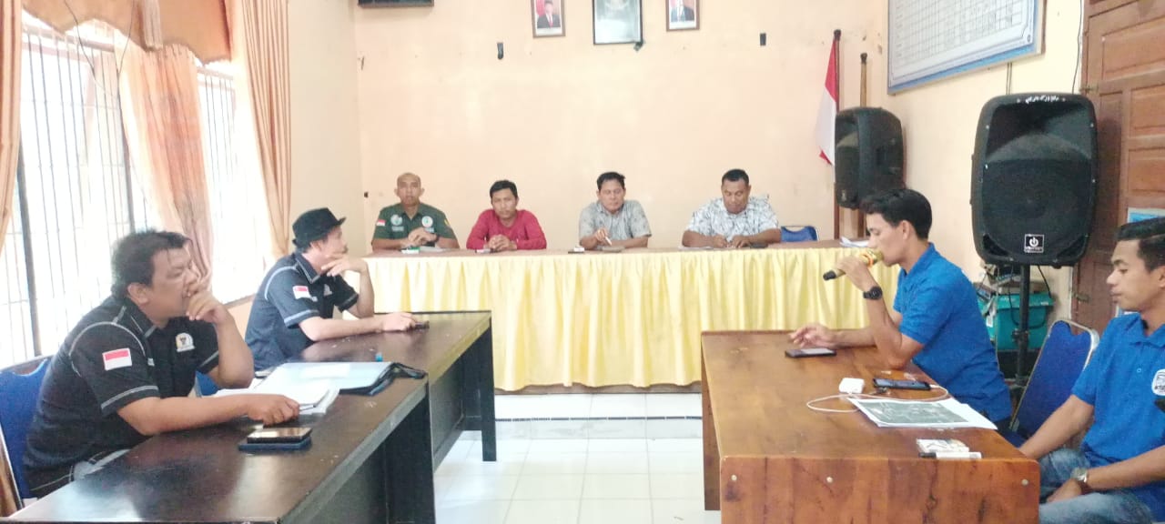 Rapat Musyawarah tentang Perubahan Tapal Batas Desa Bangai Kec. Torgamba Kab. Labuhanbatu Selatan