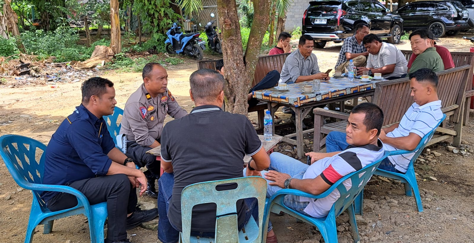 Polsek Bagan Sinembah Polres Rokan Hilir Gelar Kegiatan Cooling System Pemilu Damai Tahun 2024