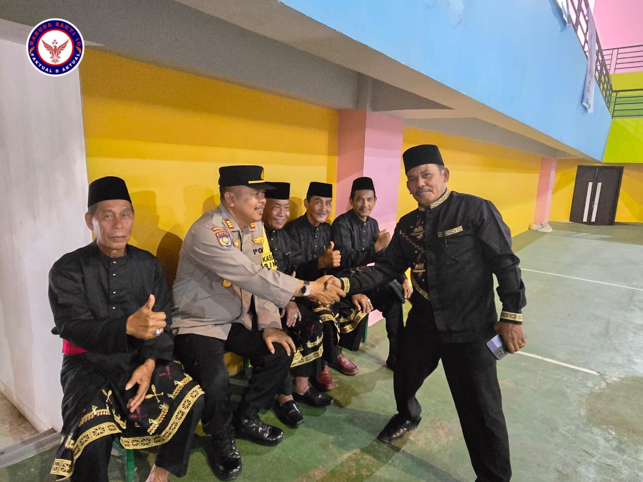 Satgas Preemtif Polres Kuansing Gelar Cooling System Pilkada 2024 Bersama Tokoh Adat Kecamatan Kuantan Hilir Seberang