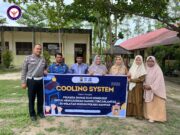 Satlantas Polres Kampar Gelar Cooling System di SMP N 3 Bangkinang