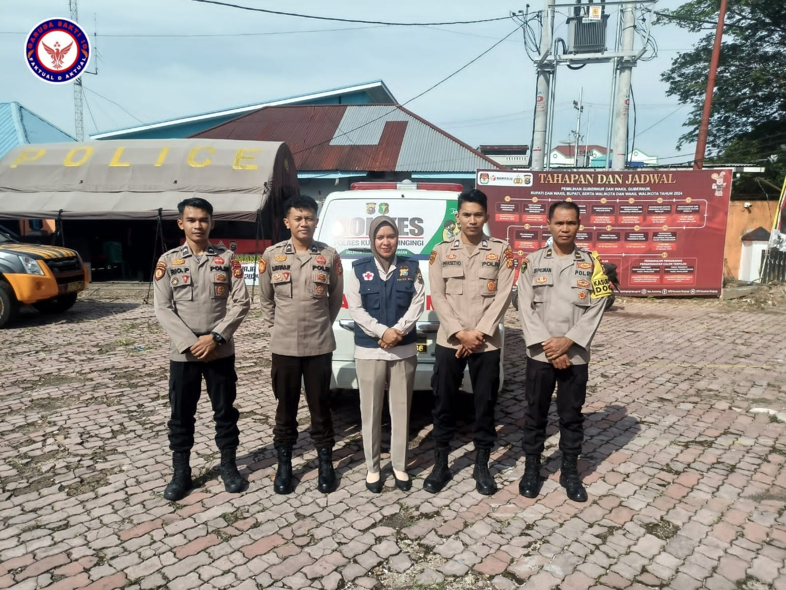 Subsatgas Si Dokkes Polres Kuansing Gelar Patroli Kesehatan dan Layanan Medis bagi Masyarakat dan Personel Polri dalam Operasi Mantap Praja LK 2024