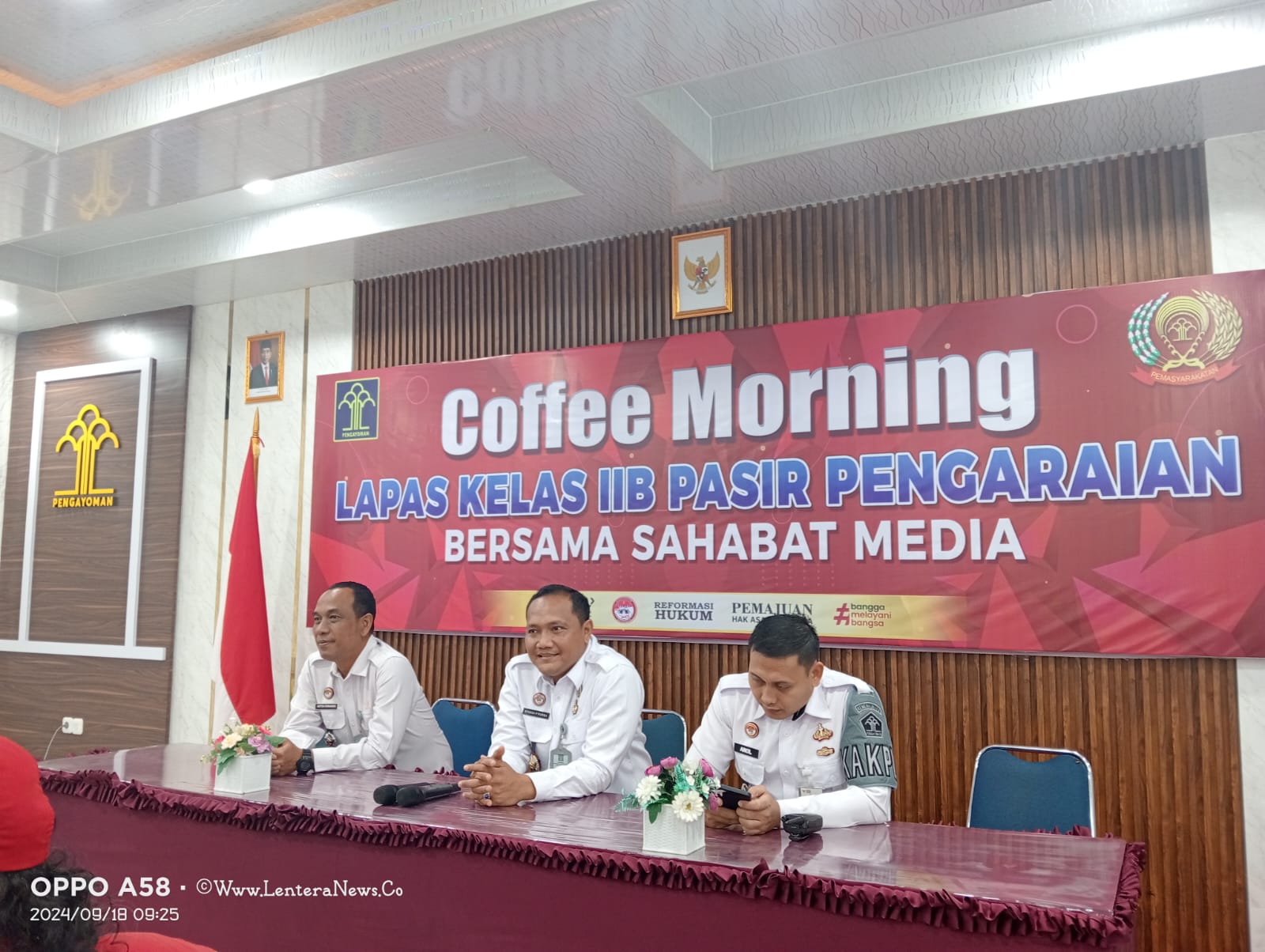 Coffe Morning Dengan Insan Pers, Kalapas Efendi Parlindungan Purba Ajak Media Bersinergi