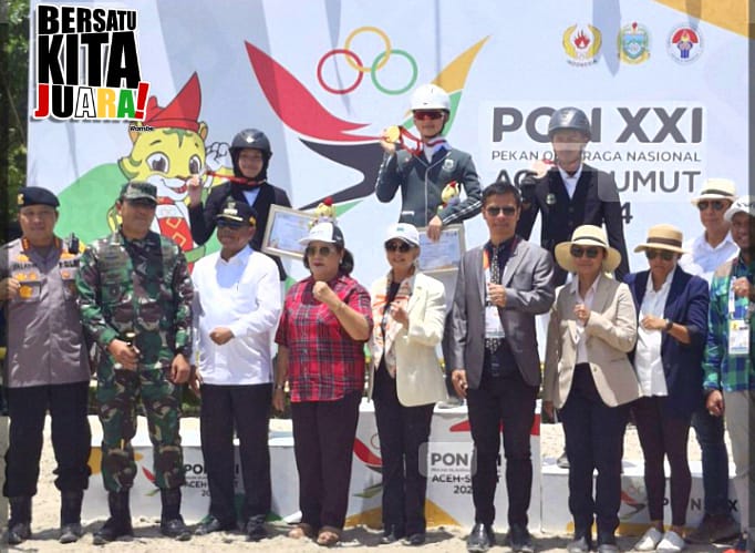 Medali Emas Sumut Bertambah dari Dinov di Equestrian