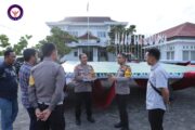 Kapolres Kampar Cek Langsung Persiapan Penetapan Pasangan Calon Bupati dan Wakil Bupati Kampar di Kantor KPU
