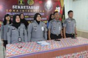Lapas Pekanbaru Ikuti Upacara Pelantikan Pimpinan Tinggi Madya dan Pejabat Fungsional Ahli Utama Kemenkumham secara Virtual