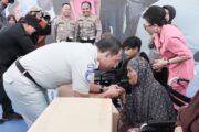 HUT ke-69 Lalu Lintas Bhayangkara, Korlantas Polri Bersama Jasa Raharja Bakti Sosial di Kuningan Jawa Barat