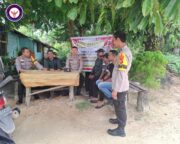 Kanit Binmas Polsek Tapung Hilir Sampaikan Kamtibmas Jelang Pilkada Damai 2024